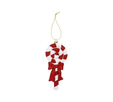 Glitter Painted Candy Lolly Hanging Decoration