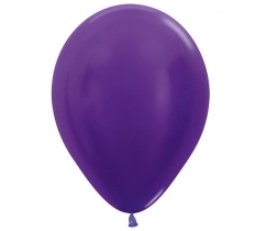 Metallic Solid Violet 551 Latex Balloons 12"/30cm