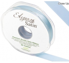 Eleganza Double Faced Satin 15mm X 20M Light Blue No25