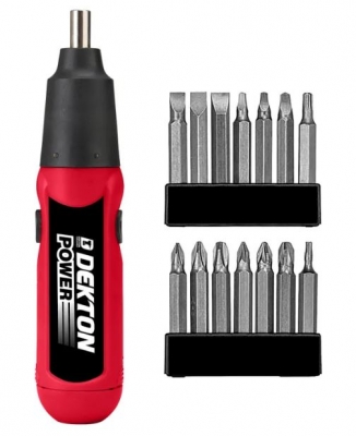 Dekton Power 3.6V Li-Ion Screwdriver Kit Dekton Cordless