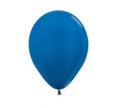 Metallic Solid Blue 540 Latex Balloons 12"/30cm