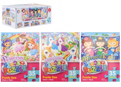 Girls 35 Piece Jigsaw Puzzles ( Assorted Designs )