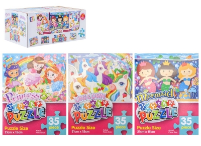 Girls 35 Piece Jigsaw Puzzles ( Assorted Designs )