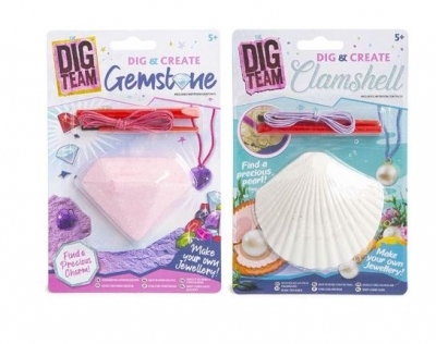 Dig - Dig & Create Clamshell/Gemstone