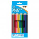 Tiger Full Length Colouring Pencils 12 Pack