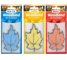 Woodland Car Air Freshener 4pack