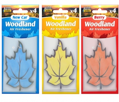 Woodland Car Air Freshener 4pack