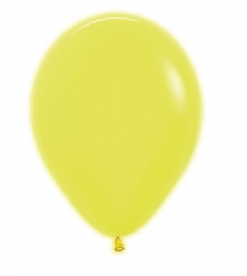 Sempertex 5" Neon Yellow Latex Balloons 50 Pack