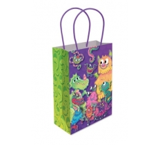 Monster Paper Bag W/Handles 16x22x9cm