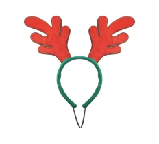 Pet Reindeer Headband With Antlers