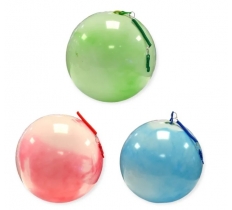 15" Marble Ball With Keychain