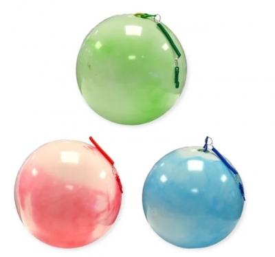 15" Marble Ball With Keychain