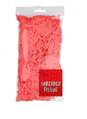 Valentines Day Red Shredded Tissue Paper 25G