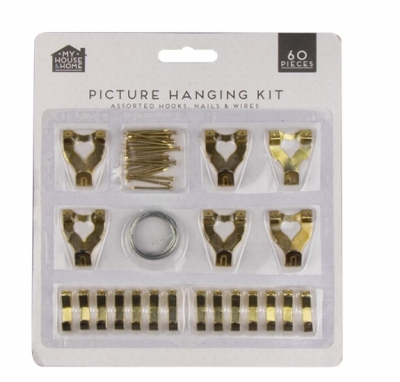 Picture Hanging Kit - 60 Piece