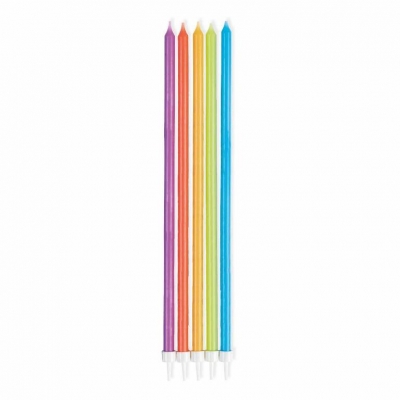 Primary Skinny Candles 16cm 10 Pack