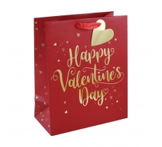 Valentines Day Text Large Bag