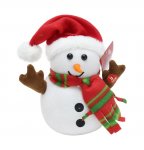 Plush Snowman Voice Recorder 16cm