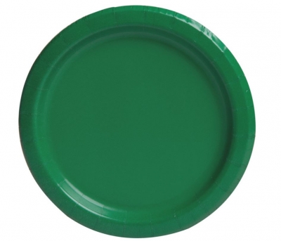 8 Emerald Green 7" Plates