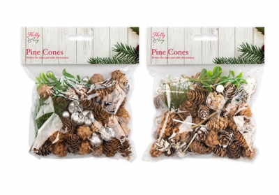 Christmas Decorative Pine Cone Vase Fillers