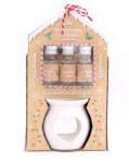 Christmas Gingerbread House Oil Burner Set