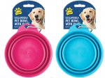 Collapsible Pet Bowl With Clip 15cm