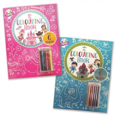 Tallon Colouring Book With Pencils ( 0 Vat )