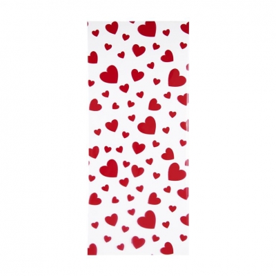 Heart Cellophane 3Sheet