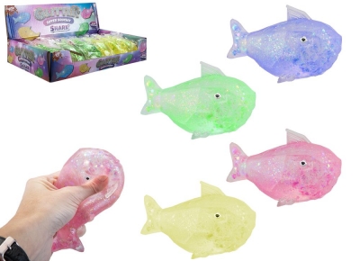 Glitz Sydney Shark Squishy Toy 10cm 4 Assorted