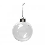 80mm Clear Fillable Bauble