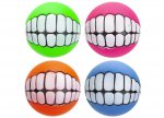 Smiley Face Balls Vinyl Dog Toy 4 Assorted