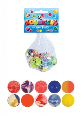 Bouncy Balls / Jet Balls 2.7cm 10 Pack ( Assorted Colours )