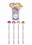 Unicorn Pencils With Eraser Top X 24 ( 22p Each )