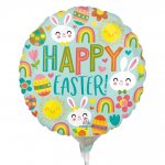 Happy Easter Icons 9" Balloon