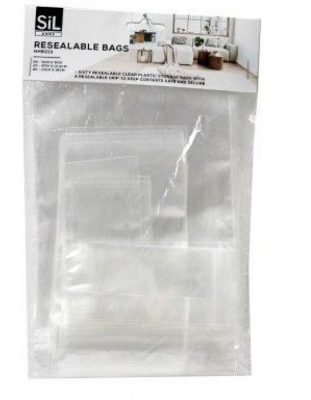 PK60 RESEALABLE BAGS