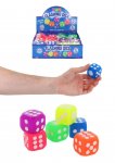 Dice 3.7cm 35g 6 Assorted Colours