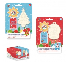 Christmas Paint Your Own Activity Plaster Ornament