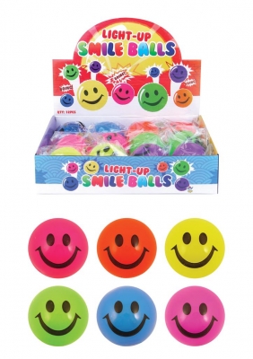 Emoji 5cm Light Up Smiley Ball