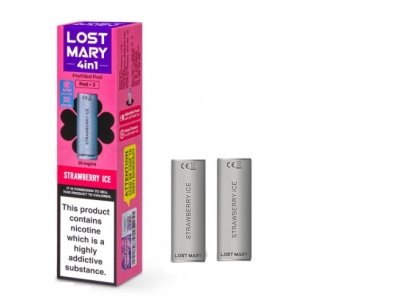 Lost Mary 4 In 1 Prefilled Vape Pod Strawberry Ice x 10