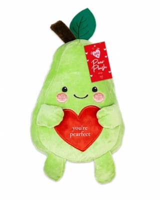 Pear Love Heart Plush 27cm