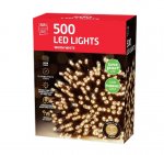 LED LIGHTS 500 TIMER WARM WHITE