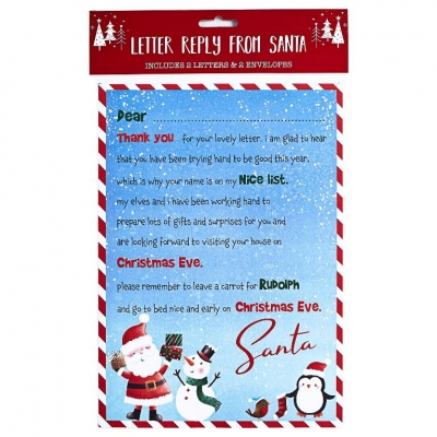 Christmas North Pole Kids Reply From Santa