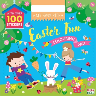 My Favourite Easter Fun Colouring Pad (Over 100 Stickers)