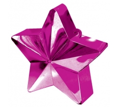 Magenta Star Balloon Weights 150g / 5oz