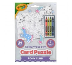 Crayola CYO Puzzle With 4 crayons Pony (C-RTP)