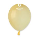 Gemar 5" Pack 50 Latex Balloons Baby Yellow #043