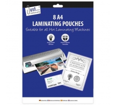 Laminating Pouches A4 8 Pack