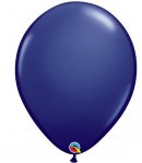 Qualtex 11" Round Navy Plain Latex Balloons 25 Pack