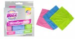 Buzz Microfibre Cloths 3pk Colour Box