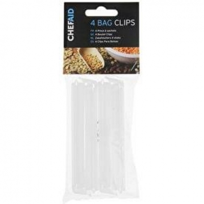 Chef Aid Bag Clips 11cm 4 Pack