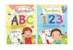 ABC & 123 Colouring & Learn Books (ZERO VAT)